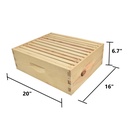 Beekeeping Beehive  Super Kit includes Frames, Foundations, Plastic Queen Excluder and  Spacer