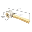 Beekeeping Honey Comb Decapping Roller Dia 2-3/4", Width 2-1/2", OAL 9" 