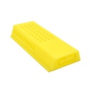 Beekeeping Queen Bee Cage Yellow Plastic - 3" x 1-1/2" x 1/2"