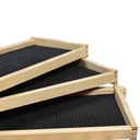Beekeeping Beehive Body Super Foundation Deep Wood Frame with Plastic Wax Foundation Sheet (Small)