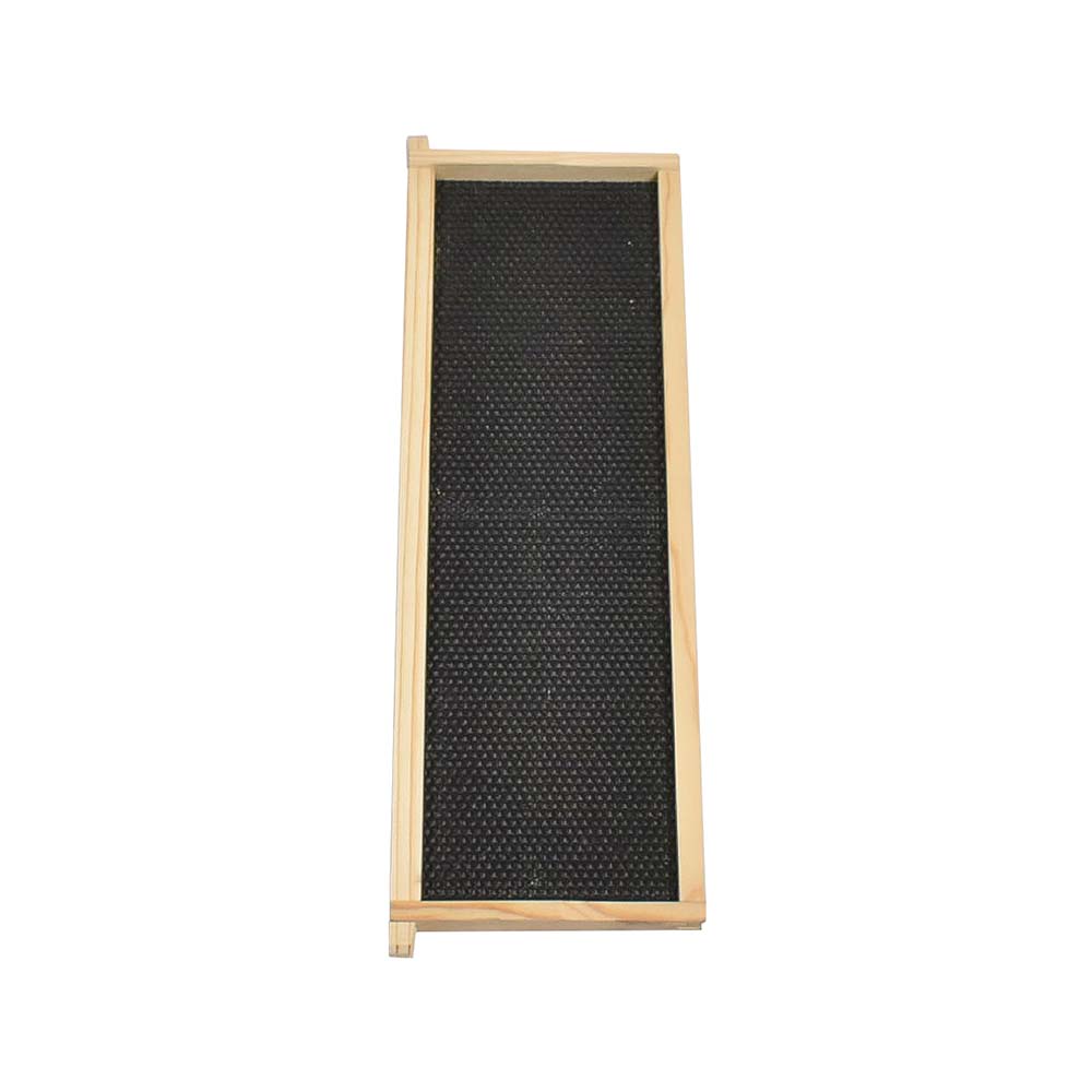 Beekeeping Beehive Body Super Foundation Deep Wood Frame with Plastic Wax Foundation Sheet (Small)