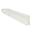 Beekeeping Portable Rectangle Plastic Feeder - 17-1/2" x 3" x 4" Height  -Large