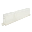 Beekeeping Portable Rectangle Plastic Feeder - 17-1/2" x 3" x 4" Height  -Large