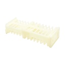Beekeeping Queen Bee Cage White Plastic - 2" x 1" x 3/4"