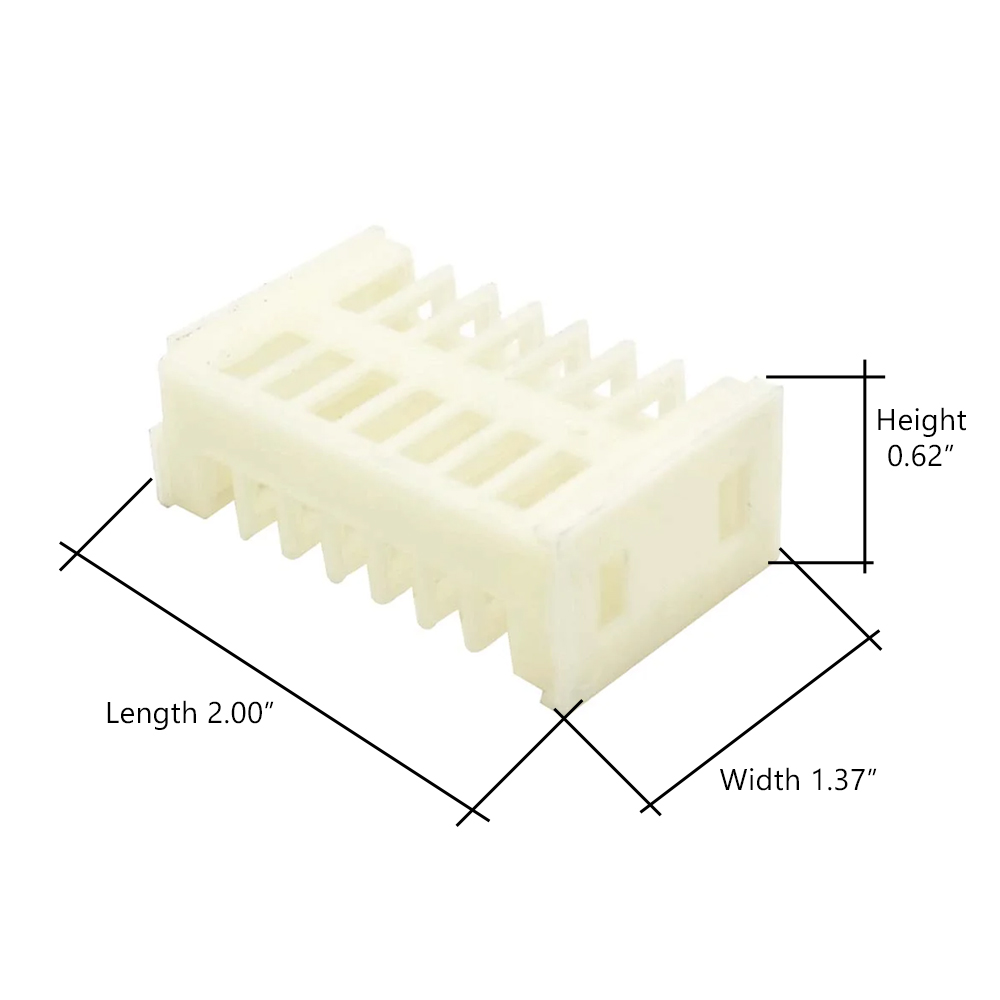 Beekeeping Queen Bee Cage White Plastic - 2" x 1" x 3/4"
