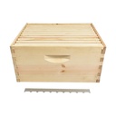  Beekeeping Single Deep Beehive Kit includes Frames, Foundations, Brood Box,  Spacer, Entrance Reducer, Inner Cover, Top and Bottom 
GL1STACK 