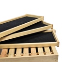  Beekeeping Single Deep Beehive Kit includes Frames, Foundations, Brood Box,  Spacer, Entrance Reducer, Inner Cover, Top and Bottom 
GL1STACK 