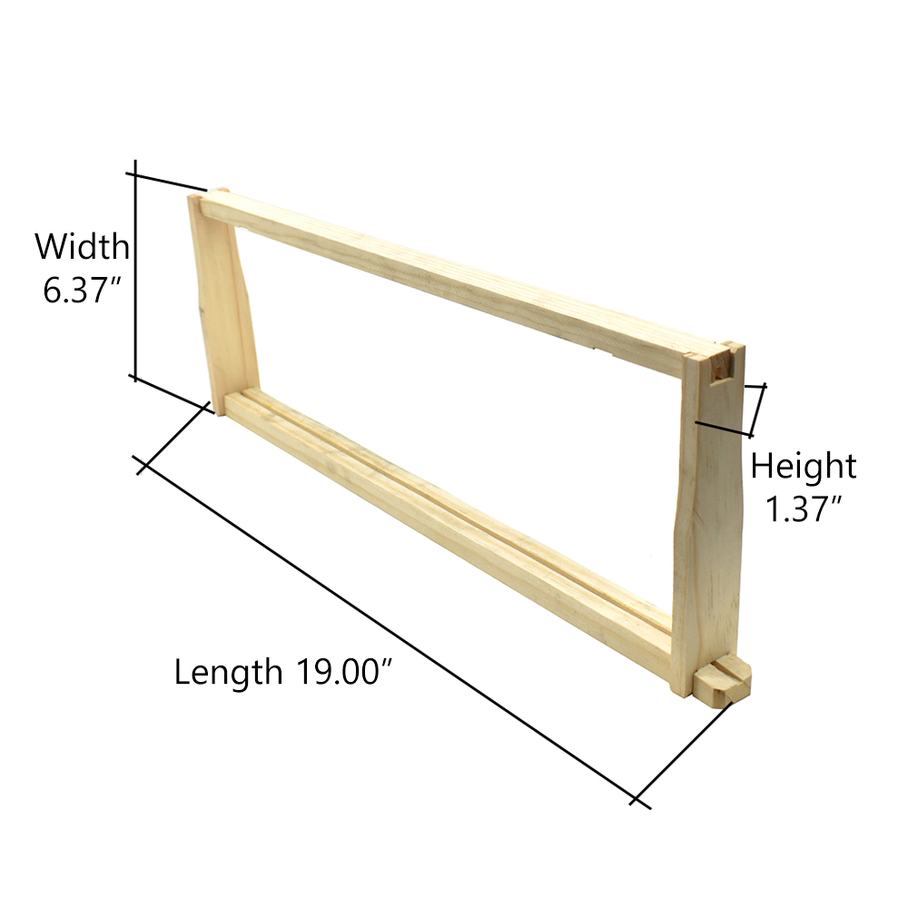 Beekeeping Beehive Body Super Foundation Deep Wood Frame