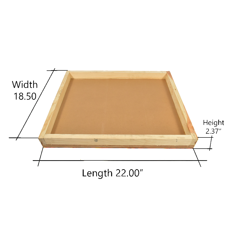 Beekeeping Beehive Solid Telescoping Top Wooden Bar/Lid