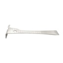 10" Stainless Steel Standard Beehive Frame Lifter and Scraper J Hook Tool