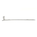 10" Stainless Steel Standard Beehive Frame Lifter and Scraper J Hook Tool