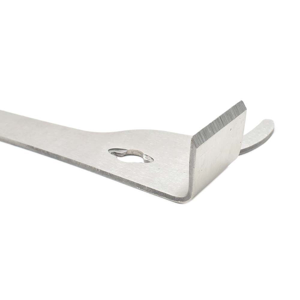 10" Stainless Steel Standard Beehive Frame Lifter and Scraper J Hook Tool