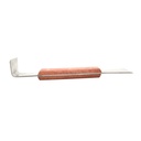 8" Stainless Steel Beehive Frame Lifter and Scraper - Wood Handle