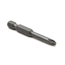 25 Display Pack - 2# Phillips Head Power Screwdriver Bits - 2 Inch Long - 4.5mm Dia