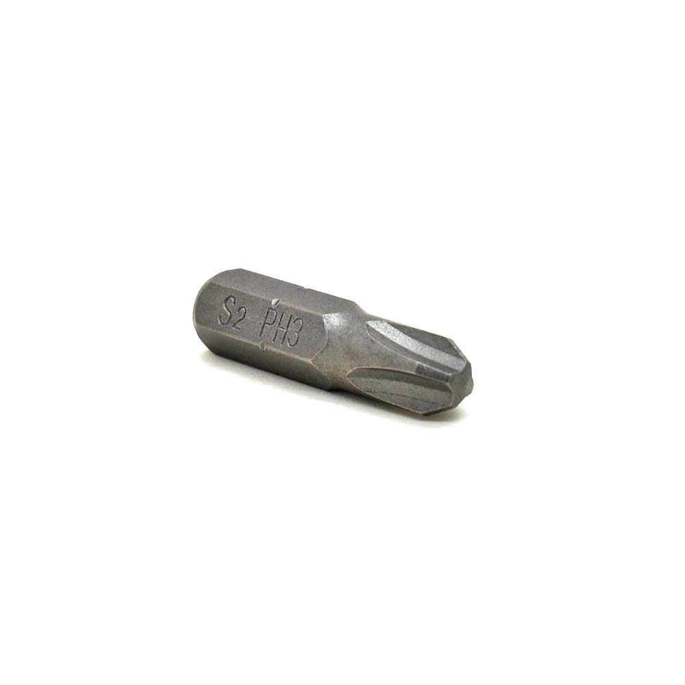 50 Display Pack - 3# Phillips Head Power Screwdriver Bits - 1 Inch Long