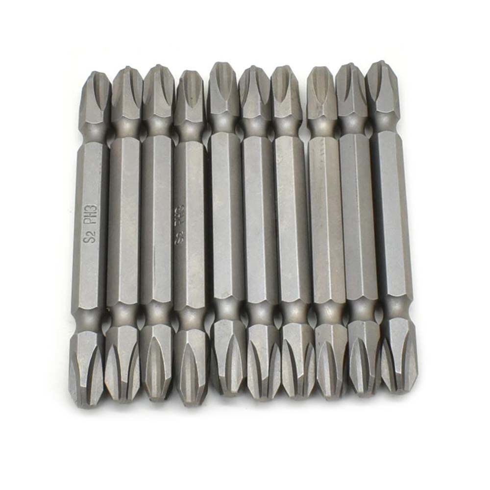 25 Bulk - 3# Phillips Double End Screwdriver Bits - 3" Long