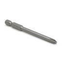 10 Display Pack - 2# Phillips Head Power Screwdriver Bits - 3 Inch Long - 5mm Dia
