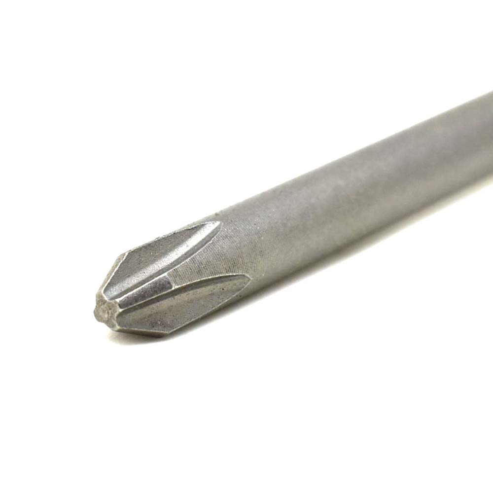 10 Display Pack - 2# Phillips Head Power Screwdriver Bits - 3 Inch Long - 5mm Dia