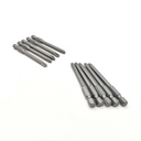 10 Display Pack - 2# Phillips Head Power Screwdriver Bits - 3 Inch Long - 5mm Dia