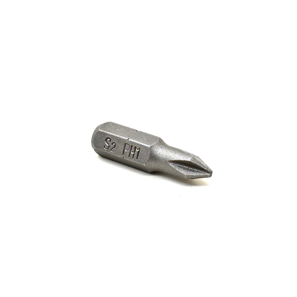 10 Display Pack - 1# Phillips Head Power Screwdriver Bits - 1 Inch Long
