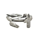 10 Display Pack - 1# Phillips Head Power Screwdriver Bits - 1 Inch Long