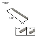 25 Bulk - 3# Phillips Head Power Screwdriver Bits - 3 Inch Long - 6mm Dia
