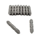 10 Display Pack - 2# Phillips Double End Screwdriver Bits - 2" Long