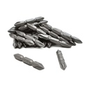 25 Display Pack - 2# Phillips Double End Screwdriver Bits - 2" Long