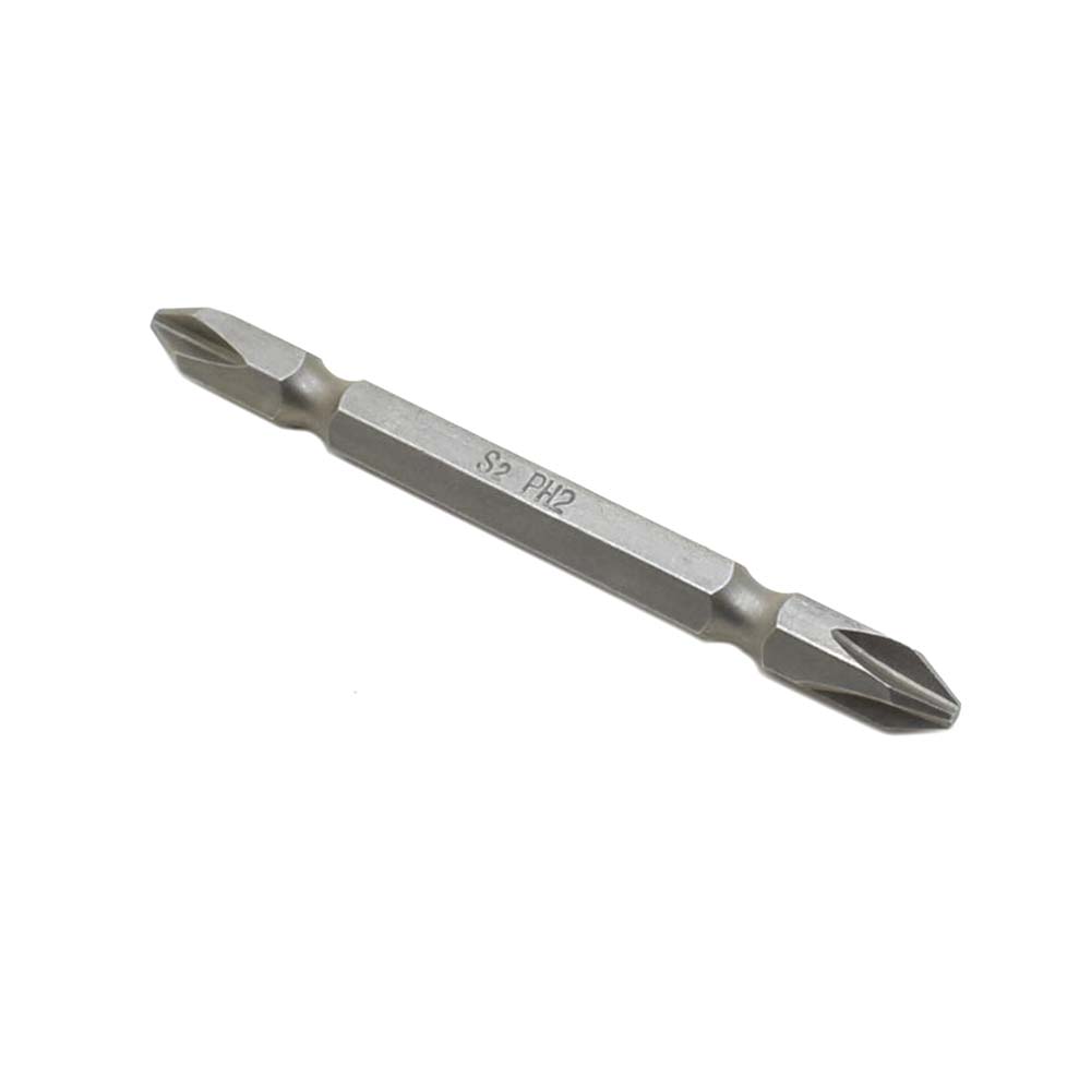 10 Display Pack - 2# Phillips Double End Screwdriver Bits - 3" Long