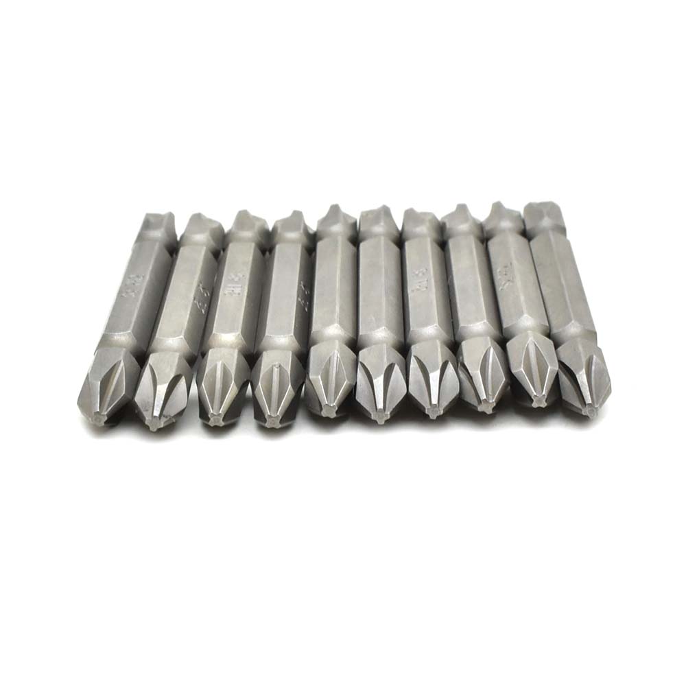25 Bulk - 2# Phillips Double End Screwdriver Bits - 3" Long