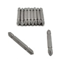 10 Display Pack - 1# Phillips Double End Screwdriver Bits - 3" Long