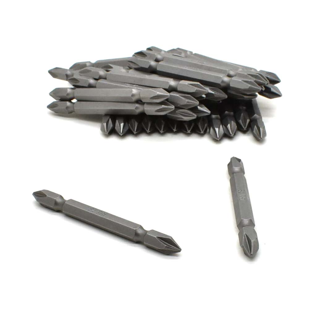 25 Bulk - 1# Phillips Double End Screwdriver Bits - 3" Long