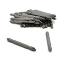 25 Bulk - 1# Phillips Double End Screwdriver Bits - 3" Long