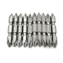 10 Display Pack - 1# Phillips Double End Screwdriver Bits - 2" Long