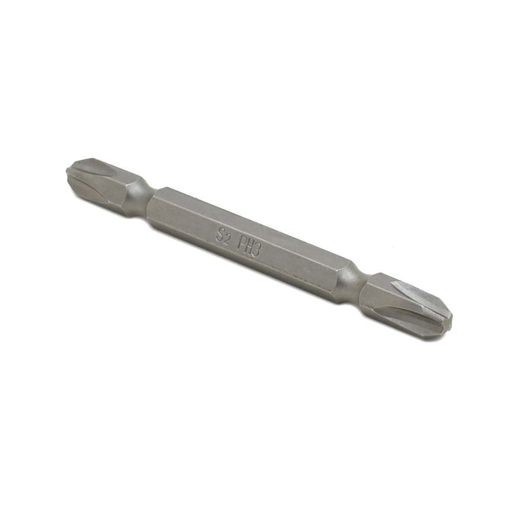 10 Display Pack - 3# Phillips Double End Screwdriver Bits - 3" Long