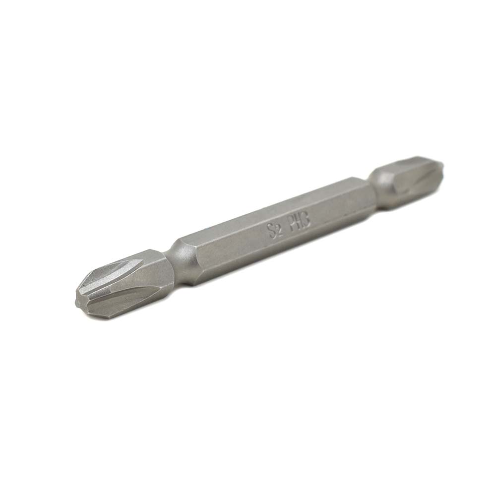 10 Display Pack - 3# Phillips Double End Screwdriver Bits - 3" Long