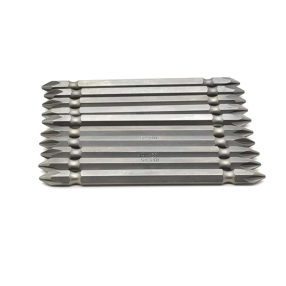 25 Bulk - 1# Phillips Double End Screwdriver Bits - 4" Long
