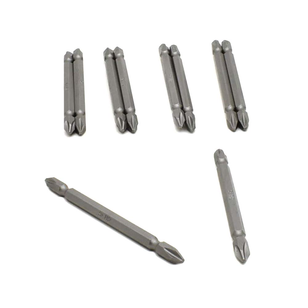 25 Bulk - 2# Phillips Double End Screwdriver Bits - 4" Long