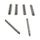 10 Display Pack - 3# Phillips Double End Screwdriver Bits - 4" Long