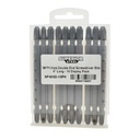 10 Display Pack - 3# Phillips Double End Screwdriver Bits - 4" Long