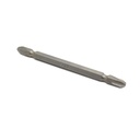 25 Bulk - 3# Phillips Double End Screwdriver Bits - 4" Long