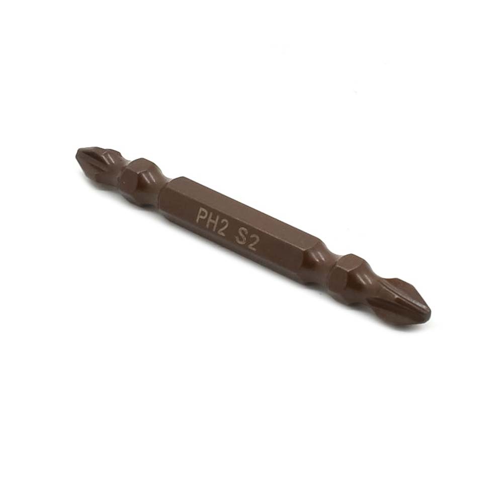 25 Display Pack - PH2 Double Head Phillips High Torque Screwdriver Bits - 2.5 Inch Long