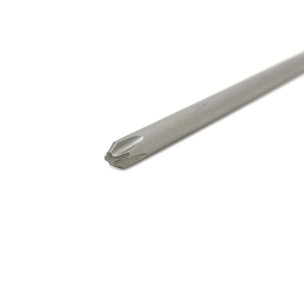 5 Pack - 2# Phillips Head Power Screwdriver Bits - 6 Inch Long - 4.5mm Dia
