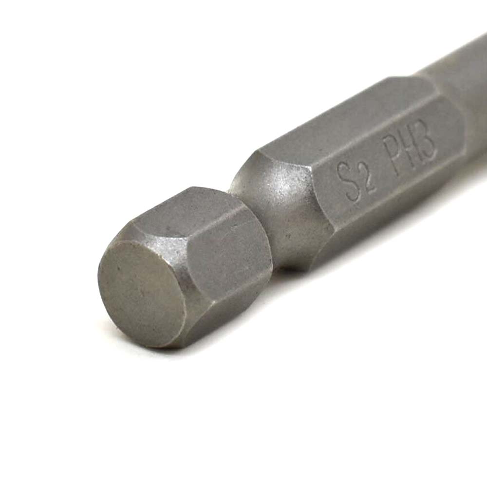 10 Display Pack - 3# Phillips Head Power Screwdriver Bits - 3 Inch Long - 6mm Dia