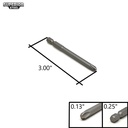 10 Display Pack - 3# Phillips Head Power Screwdriver Bits - 3 Inch Long - 6mm Dia