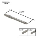 25 Bulk - 2# Phillips Head Power Screwdriver Bits - 3 Inch Long - 5mm Dia