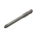 10 Display Pack - 1# Phillips Head Power Screwdriver Bits - 3 Inch Long - 4.5mm Dia