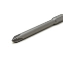 10 Display Pack - 1# Phillips Head Power Screwdriver Bits - 3 Inch Long - 4.5mm Dia