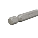 25 Display Pack - 3# Phillips Head Power Screwdriver Bits - 2 Inch Long - 6mm Dia