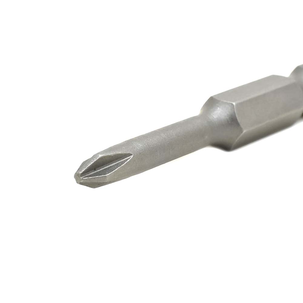 25 Display Pack - 1# Phillips Head Power Screwdriver Bits - 2 Inch Long - 4mm Dia